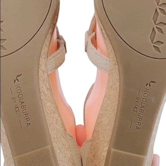 KOOLABURRA By UGG Briona Perforated Amphora Ankle Strap Wedge Sandal - Picture 11 of 11